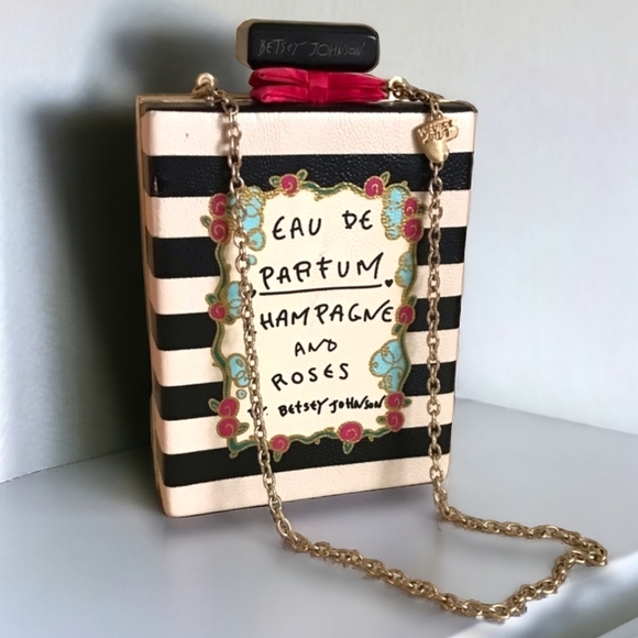 Betsey Johnson Handbags - Betsey Johnson Perfume Bottle Purse